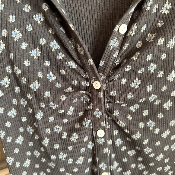 American Eagle Long Sleeve Floral Dress Medium - Picture 3 of 6